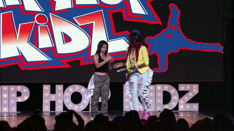 Pro-Am Dance and DJ Expo Miami 2022 Hip Hop Kidz Showcase Host on Stage