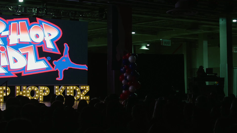 Pro-Am Dance and DJ Expo Miami 2022 Hip Hop Kidz Stage Marquee Lights