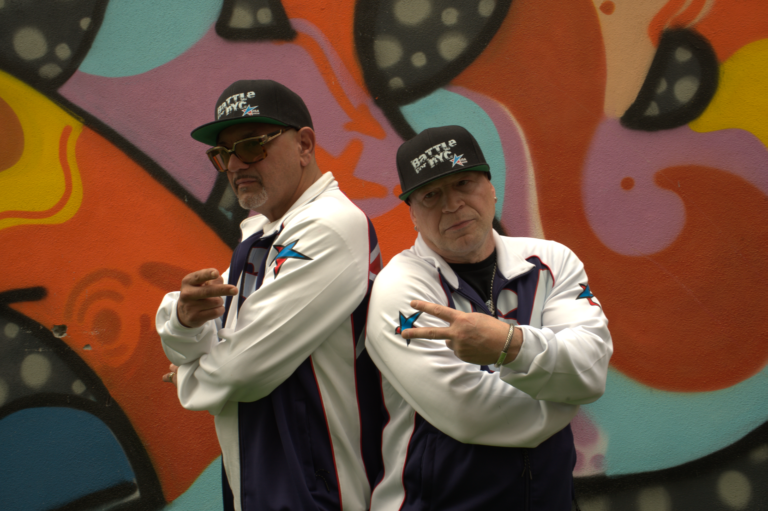 Pro-Am Dance and DJ Expo Miami USA Breakin' 2024 emcees at Graffiti Mural