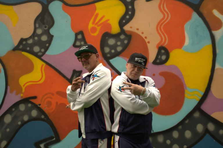Pro-Am Dance and DJ Expo Miami USA Breakin' 2024 emcees at Graffiti Mural