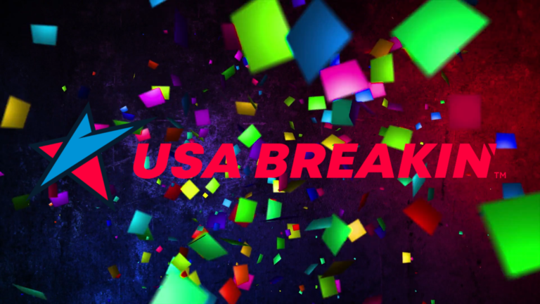 Pro-Am Dance and DJ Expo Miami USA Breakin' Logo Video Background