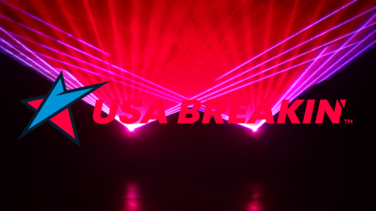 Pro-Am Dance and DJ Expo Miami USA Breakin' Logo Video Background
